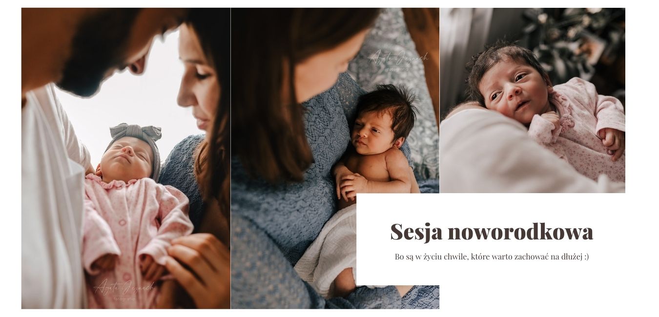 Sesja noworodkowa maleÅ„kiej L.